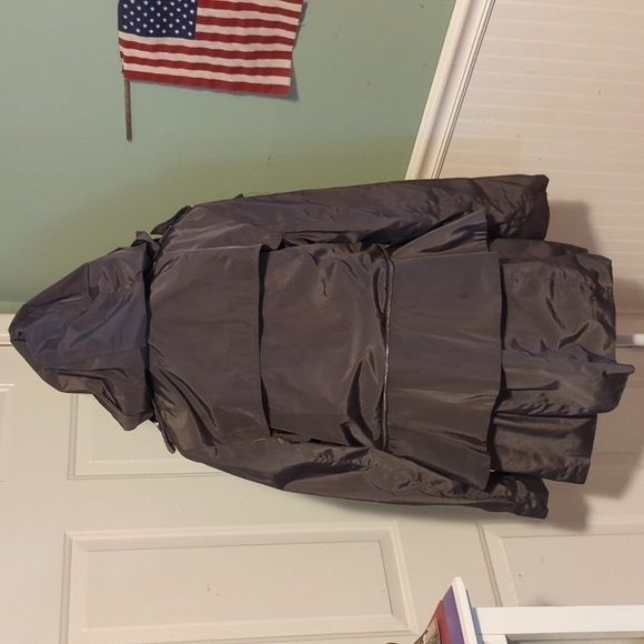 Betsey Johnson Coat Raincoat Removable Bottom Gray XL - Picture 12 of 16